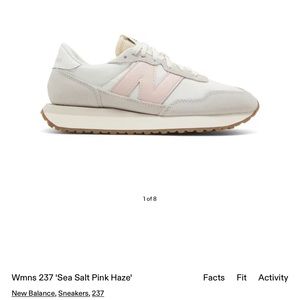 Women’s 237 'Sea Salt Pink Haze'. Size 7. Never worn! New in box! New Balance.